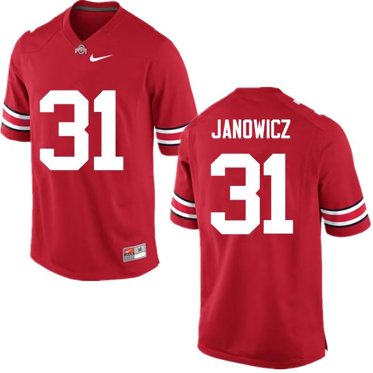 Vic Janowicz Ohio State Buckeyes Men's NCAA #31 Nike Red College Stitched Football Jersey APC3556OV